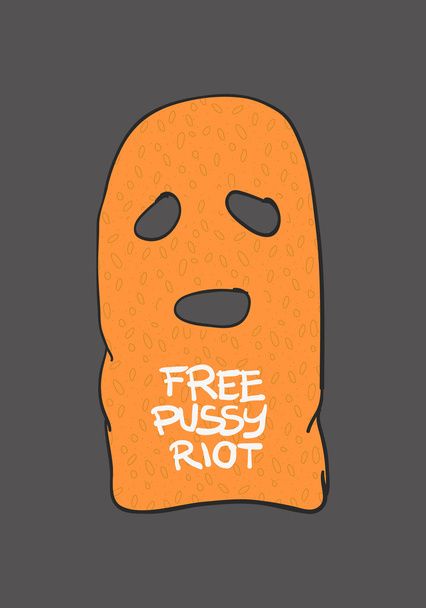 freie Pussy Riot. - Vektor, Bild