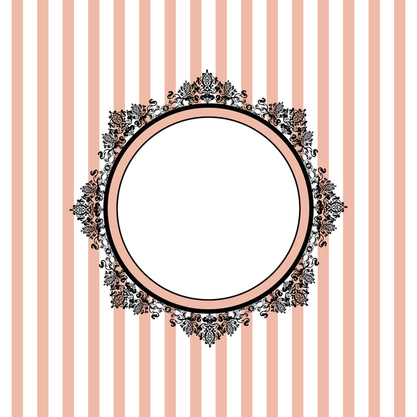 Vector pink striped background - Vector, Image