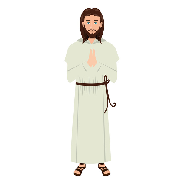Jesús Cristo hombre de dibujos animados
 - Vector, imagen