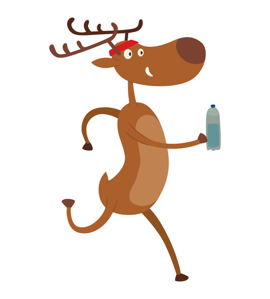 Cartoon deer vector character - Vector, Image