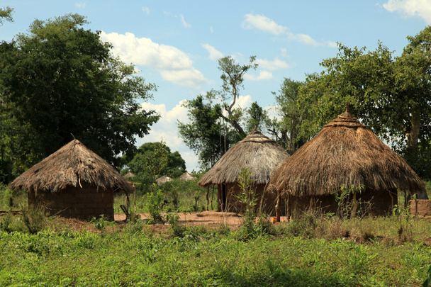 τοπικό χωριό - Ουγκάντα, Αφρική - Φωτογραφία, εικόνα
