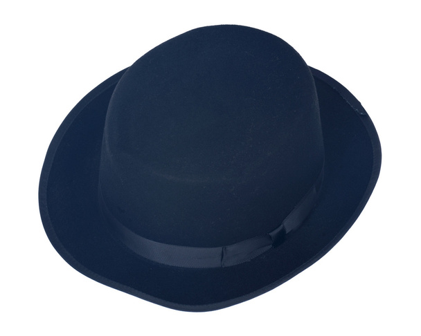Klasszikus retro fekete kalap - Fotó, kép