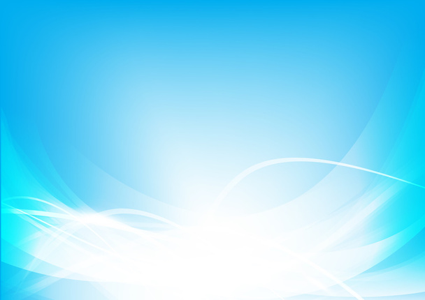 Abstract background blue wave curve and lighting element vector  - Vector, Image