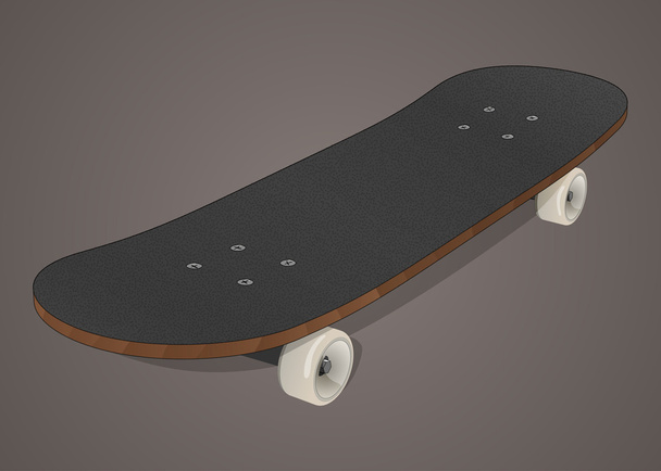 stilisierte Skateboard-Illustration - Vektor, Bild