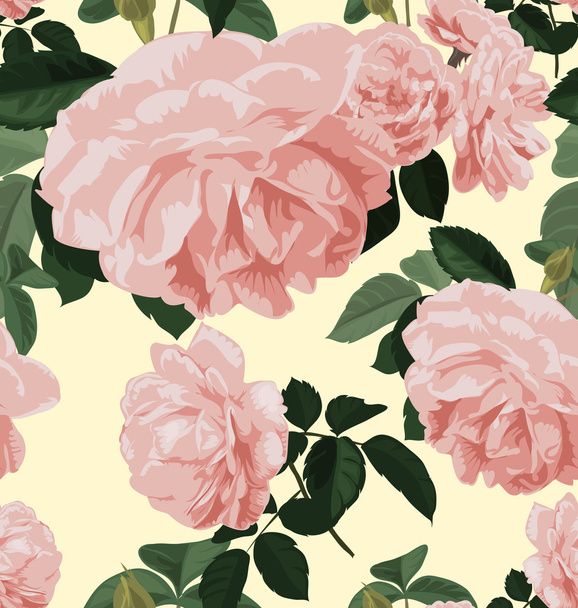 rose seamless pattern - Vecteur, image