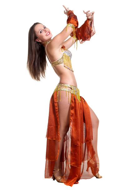 Girl in oriental arabian costume - 写真・画像