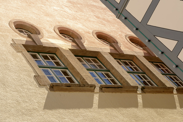 row of ancient windows, Sigmaringen - Foto, immagini