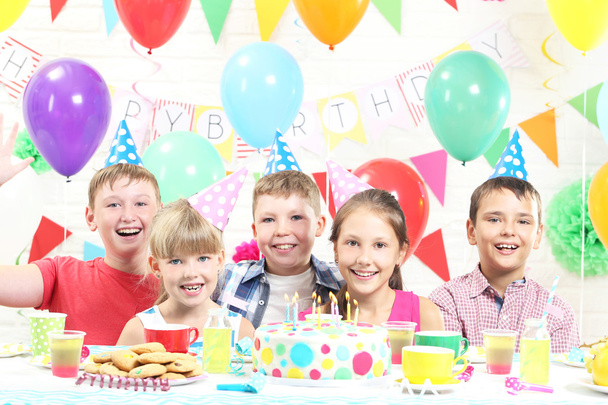  childrens at birthday party - Photo, Image