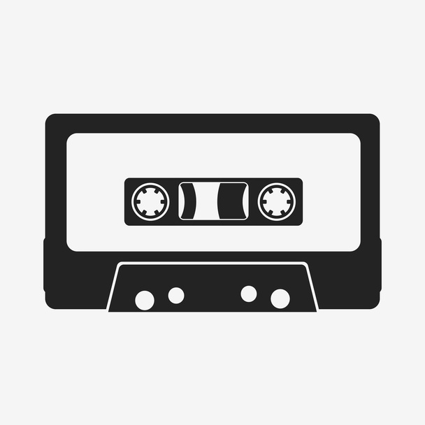 オーディオ テープのアイコン - ベクター画像