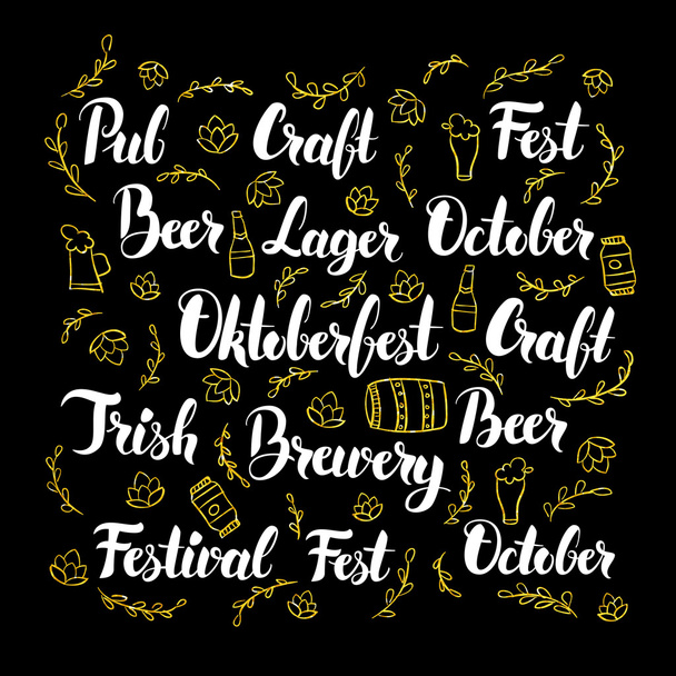 Oktoberfest Calligraphie Design
 - Vecteur, image
