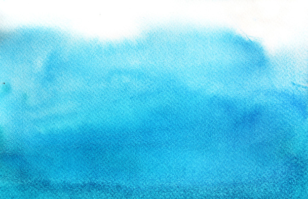Blue abstract watercolor background - Fotoğraf, Görsel