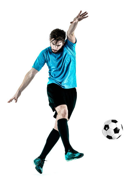 Soccer player Man Isolated - 写真・画像