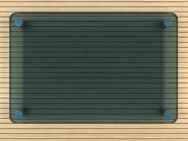 Placa de vidrio en blanco
  - Foto, Imagen