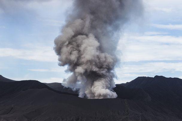 Bromo volcano eruption - Photo, Image