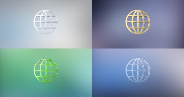 Globe 3d Icon  - Foto, Bild