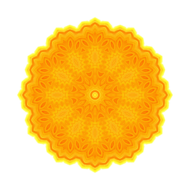 Αφηρημένο φωτεινό πορτοκαλί ομόκεντρους μοτίβο - Φωτογραφία, εικόνα