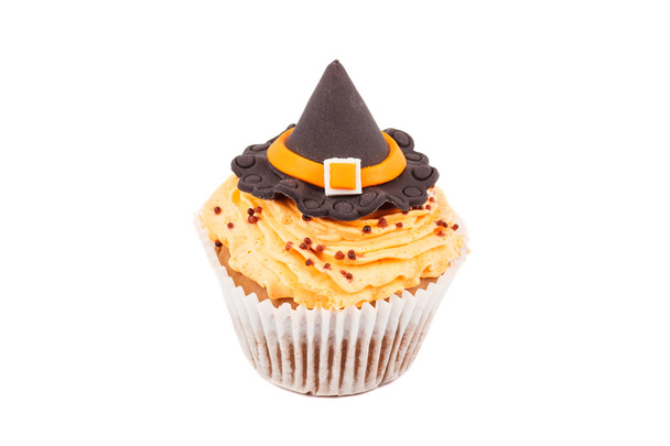 Halloween cupcake with colored decorations - Φωτογραφία, εικόνα