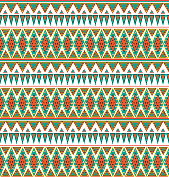 アステカのシームレスなパターン - ベクター画像