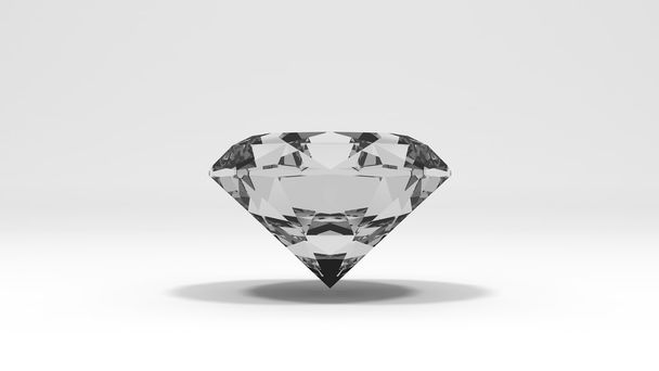 Алмаз изолирован на белом фоне
 - Фото, изображение