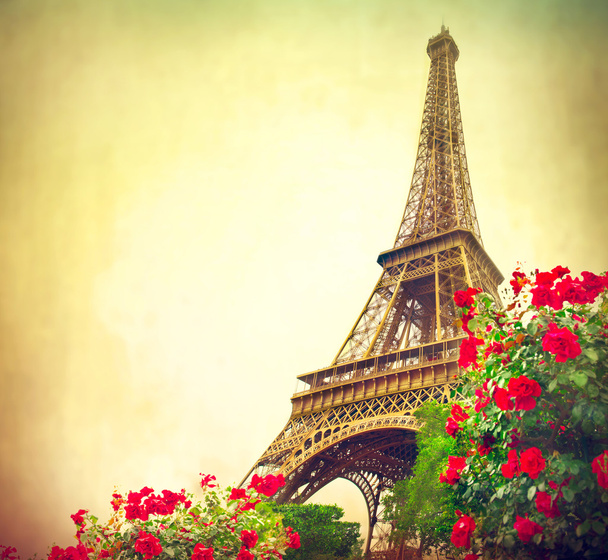 Eiffel-torony napkeltekor - Fotó, kép