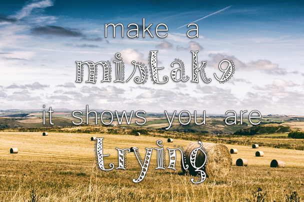 Inspirational quote on a retro style background - Photo, Image