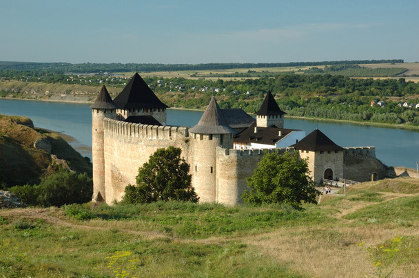 Old castle in Hotyn, Ukraine - Fotó, kép