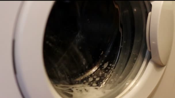 Closeup Máquina de lavar roupa
 - Filmagem, Vídeo