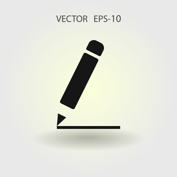 Flat  icon of notes - Wektor, obraz