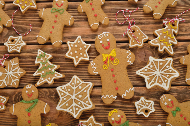 Various Christmas gingerbread - Valokuva, kuva