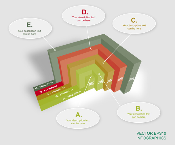 творческая векторная инфографическая диаграмма
 - Вектор,изображение