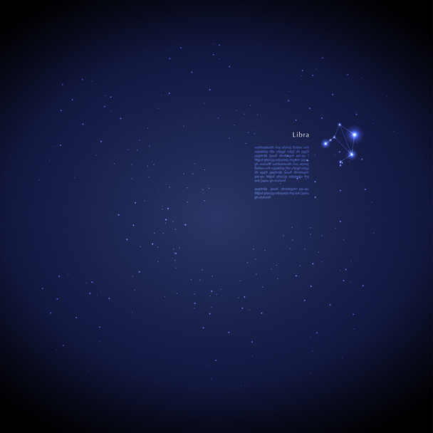 eläinradan tähdet taivaalla
 - Vektori, kuva