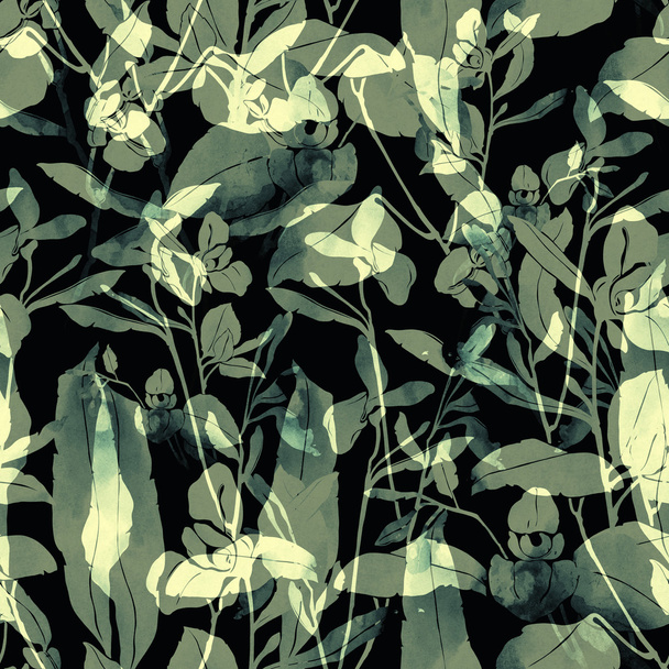 weide bloemen en kruiden - Foto, afbeelding