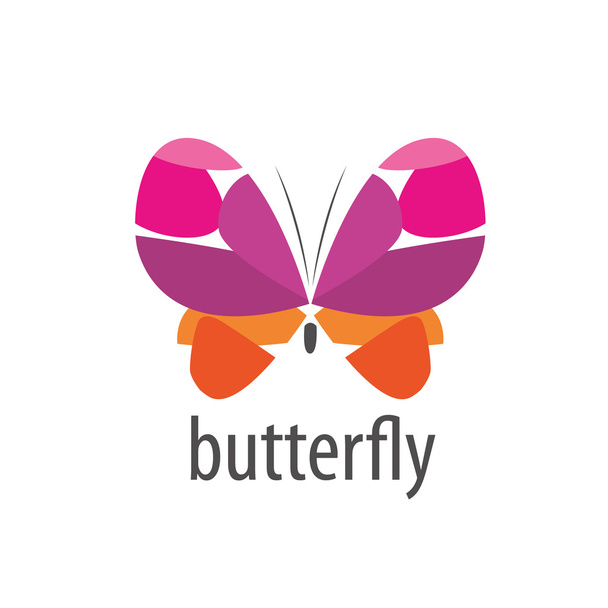 Vektor Schmetterling Logo - Vektor, Bild