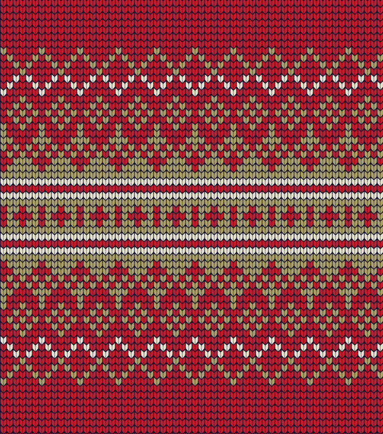  セーターのシームレス ニット パターン ベクトル - ベクター画像