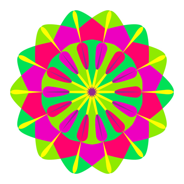 Abstract round colorful  pattern - ベクター画像