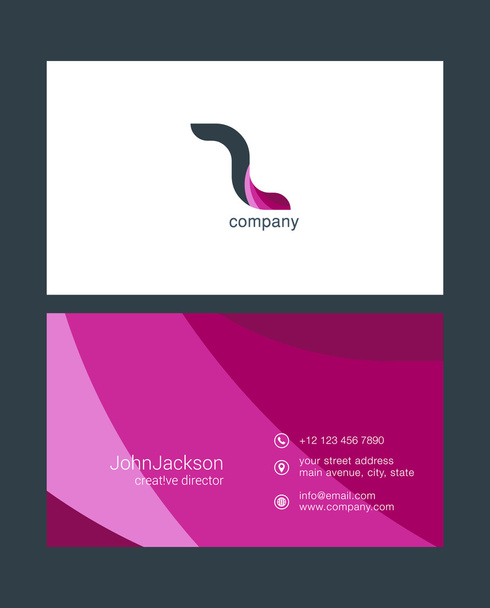 Z letter logo, business card template - Vector, Image