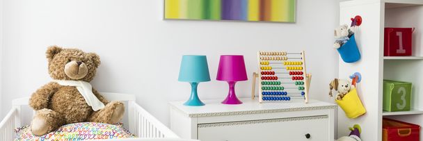 Colorful baby bedroom - Foto, Imagen