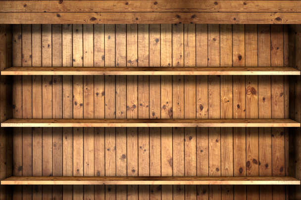 Wooden book Shelf - Photo, Image