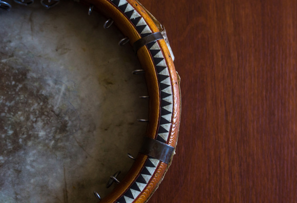 das traditionelle usbekische Musikinstrument doira, - Foto, Bild