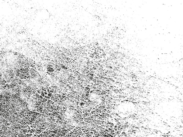 Textura superpuesta angustiada de polvo metálico, hormigón pelado agrietado
 - Vector, imagen
