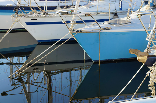 Prows of boats at the dock - Photo, Image
