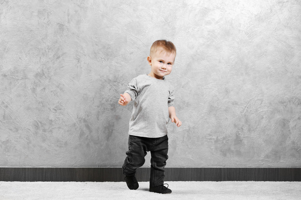 Fashionably dressed baby boy  - Fotoğraf, Görsel