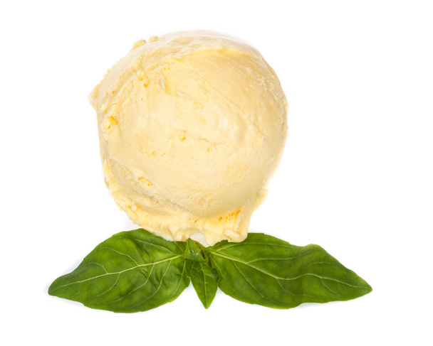 citrom fagylalt gombóc - Fotó, kép