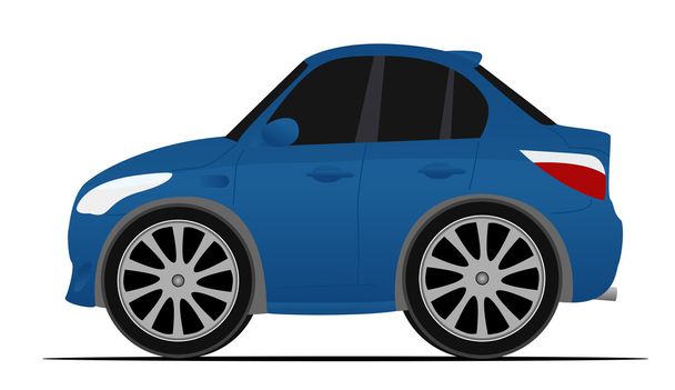 Azul coche deportivo
 - Foto, Imagen