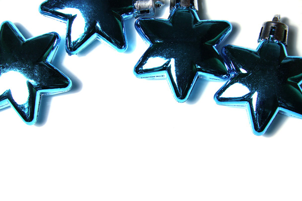 Christmas background with glass ornament - Φωτογραφία, εικόνα