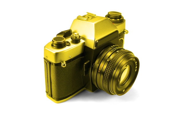 Genuíno soviético (URSS) SLR câmera de filme (1985-94). Isolados
. - Foto, Imagem