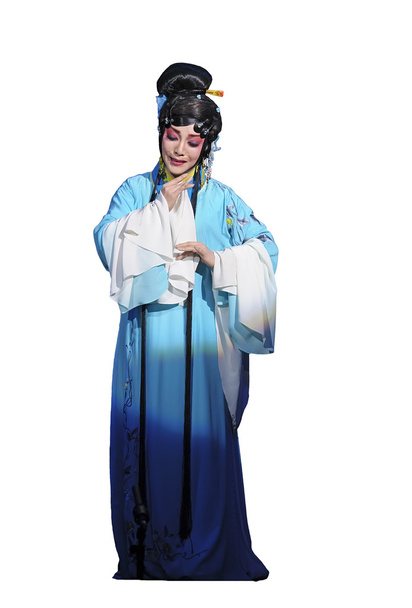 pretty chinese traditional opera actress with theatrical costume - Foto, immagini
