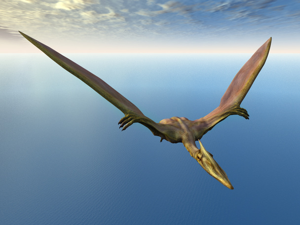uçan dinozor quetzalcoatlus - Fotoğraf, Görsel