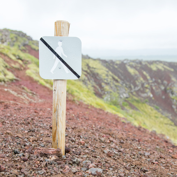 Buraya - İzlanda yürümek yasak - Fotoğraf, Görsel