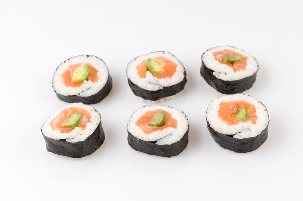 Japanese seafood sushi - Fotoğraf, Görsel